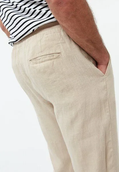 Givn Berlin Givn Berlin Leinenhose GBERIC mit Tunnelzug, Oat beige (linen), – Produktbild 3 von 4