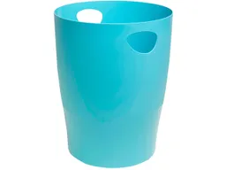 Exacompta Exacompta Papierkorb mit Griffen "Ecobin Pop'N Co" 15 l, cyan – Produktbild 1 von 1