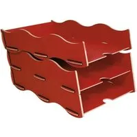 WERKHAUS WERKHAUS Ablage Box (stapelbar), Dunkelrot, – Produktbild 1 von 1