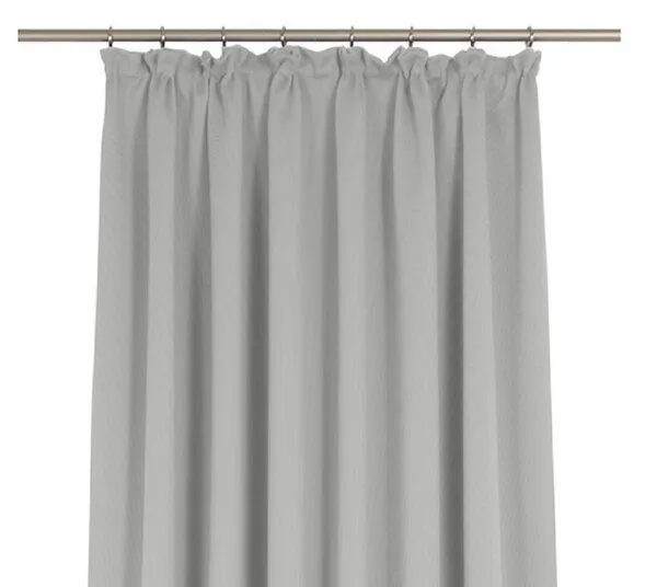 Nature by Adam Nature by Adam Vorhang aus 100% Bio-Baumwolle - Made in Germany - Uni Collection light, Hellgrau, – Produktbild 1 von 7