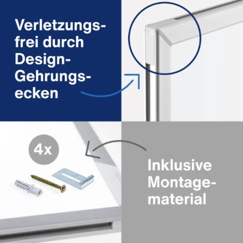 magnetoplan magnetoplan Whiteboard emailliert, 150 x120 cm – Produktbild 1 von 3