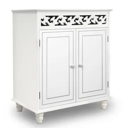 Casaria® Casaria Deuba Kommode "Nostalgie" weiß – Produktbild 1 von 1