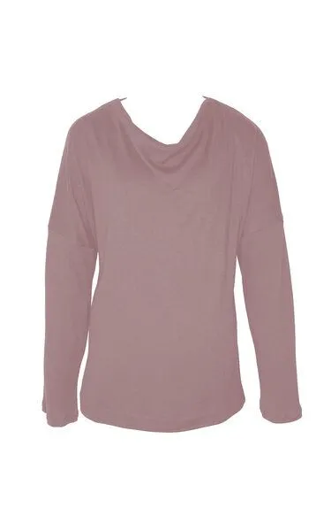 Golden Circle Clothing Golden Circle Clothing Wasserfallpullover aus Viskose, Rosa, – Produktbild 3 von 4