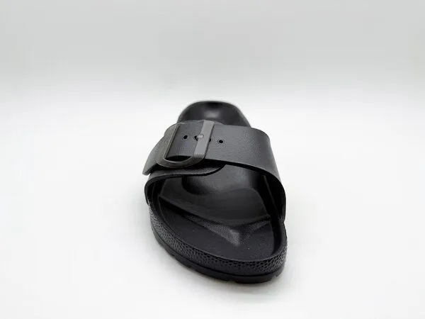 thies Vegane Ecofoam Strap Sandale von thies ® aus recyceltem EVA, Black (schwarz), – Produktbild 4 von 4