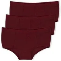 ORGANICATION ORGANICATION BLAIRE | Boyshorts Panty aus Bio-Baumwolle und TENCEL Modal im 3er-Pack, Bordeaux, – Produktbild 1 von 1