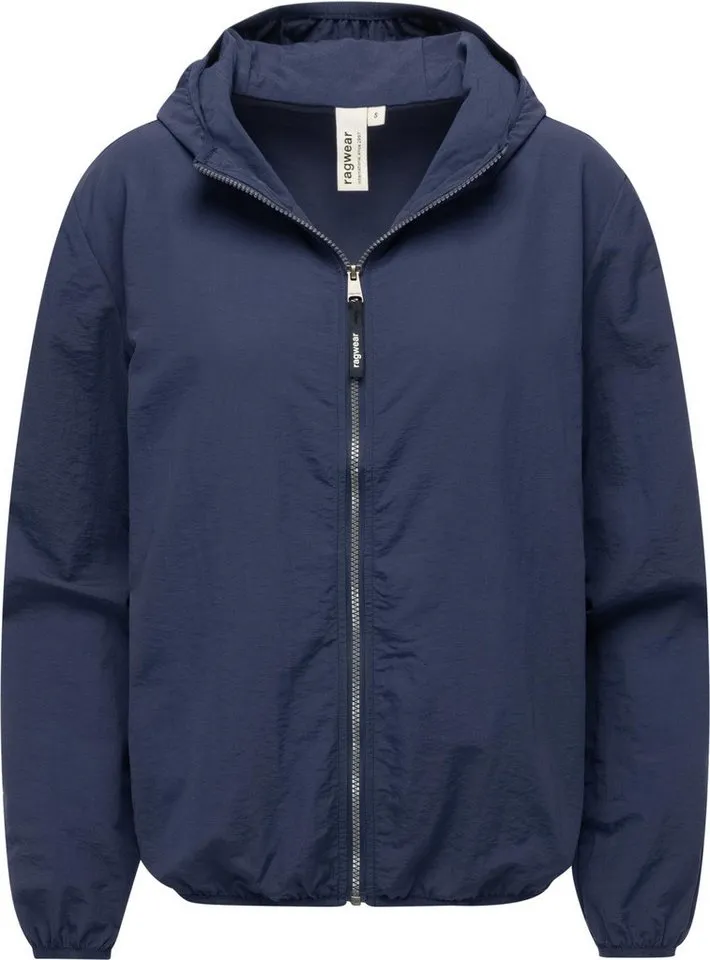 ragwear ragwear Outdoorjacke Vinzie B Leichte Übergangsjacke mit Kapuze, Blau, – Produktbild 1 von 5