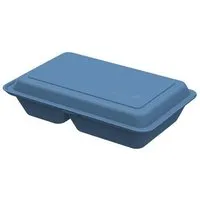 REuse REuse Menübox take away Verpackung - Essensbehälter to go medium, Behagliches blau, – Produktbild 1 von 1