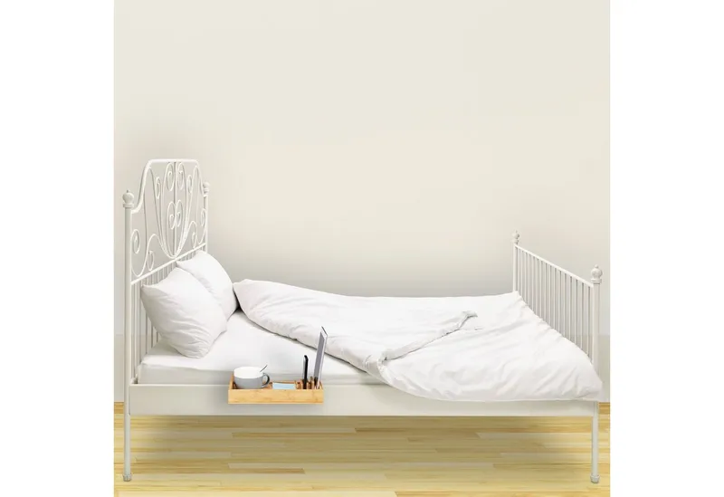 RELAXDAYS RELAXDAYS Nachttisch Bettablage Bambus mit Organizer (1-St), Braun, – Produktbild 3 von 5