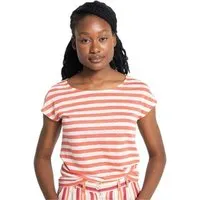 Alma & Lovis Alma & Lovis Ringel-Shirt aus Leinen | Leinen Ringel Pure, Orange, – Produktbild 1 von 1