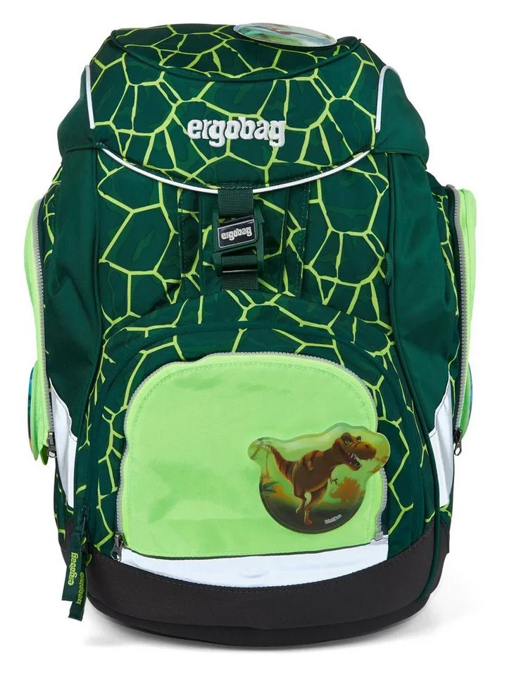 Ergobag Ergobag Schulranzen Fluo Zip Set (3-tlg), reflektierend, Gelb|grün, – Produktbild 5 von 5