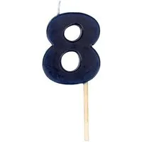 El Puente El Puente Zahlenkerze "8" | Fair Trade & Handmade aus Indien – Produktbild 1 von 1