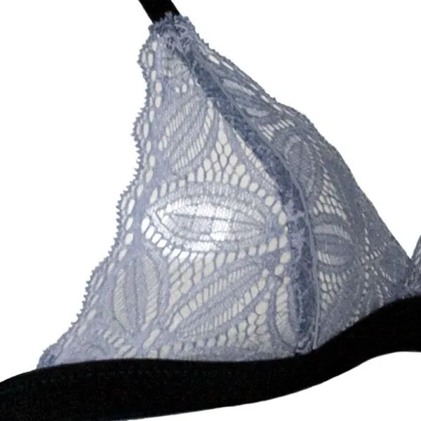 Golden Circle Clothing Golden Circle Clothing Spitzen-BH mit Biogummi, Blau, – Produktbild 3 von 4