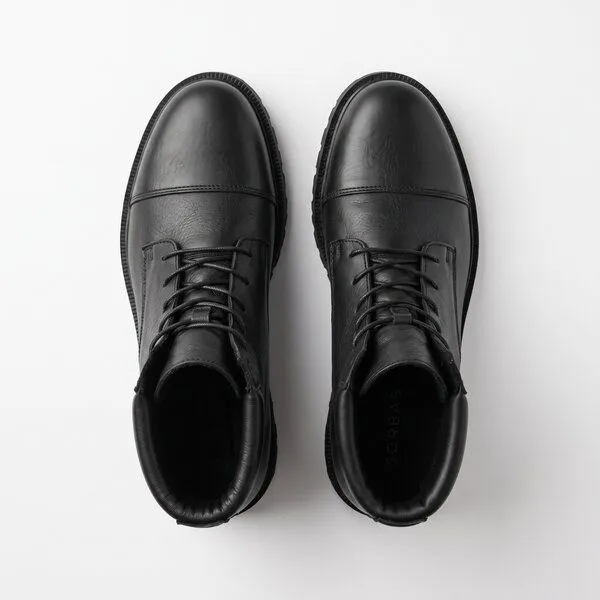 SORBAS SORBAS '93 Leder Stiefel zum Schnüren, Schwarz, – Produktbild 7 von 8
