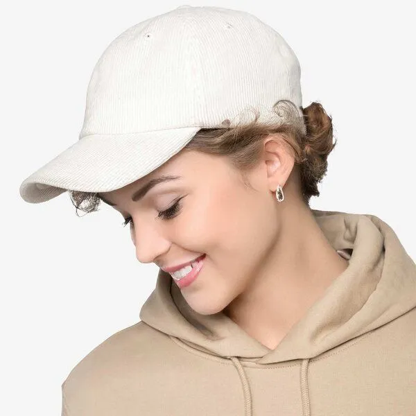 YTWOO YTWOO Kordkappe aus Bio-Baumwolle mit 6 Panels, Ivory, – Produktbild 1 von 4
