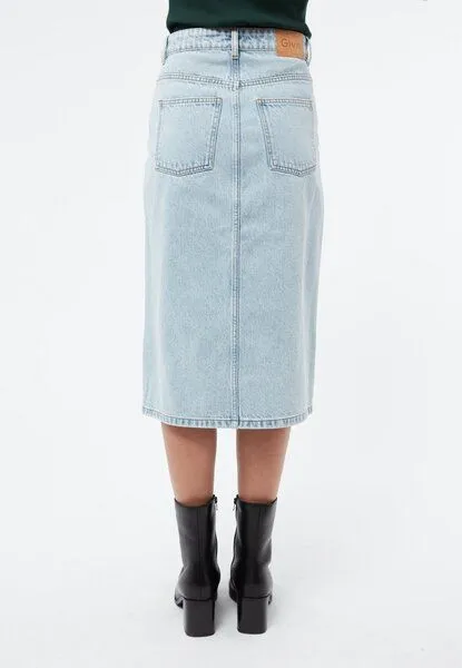 Givn Berlin Givn Berlin Jeansrock GBKARLOTTA aus Bio-Baumwolle, Light blue, – Produktbild 4 von 4