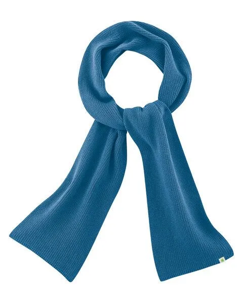 HempAge HempAge Schal Hanf/Bio-Baumwolle, Sea-82 blau, – Produktbild 1 von 4