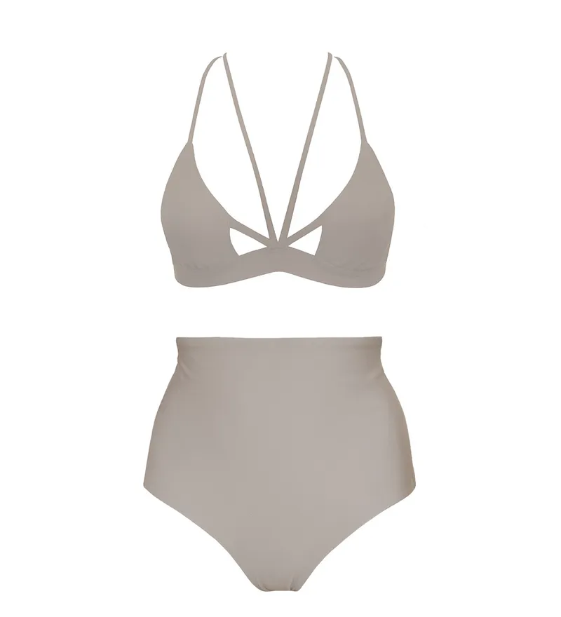 Anekdot Anekdot Damen vegan Bikini Nova Core Hohe Taille, Beige, – Produktbild 1 von 2