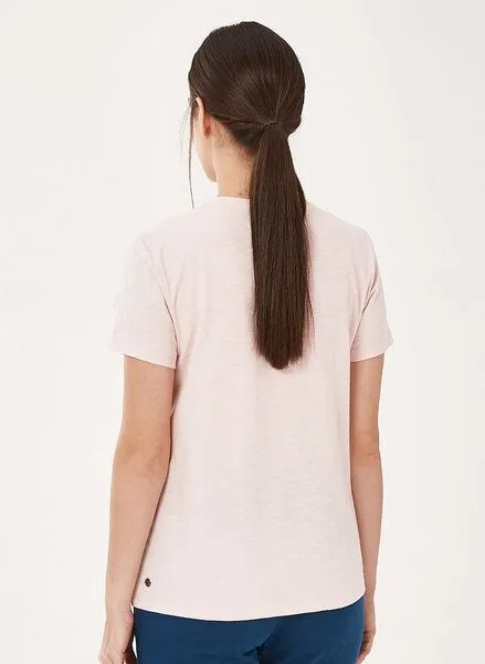 ORGANICATION ORGANICATION T-Shirt aus Bio-Baumwolle mit Print, Powder, – Produktbild 4 von 4