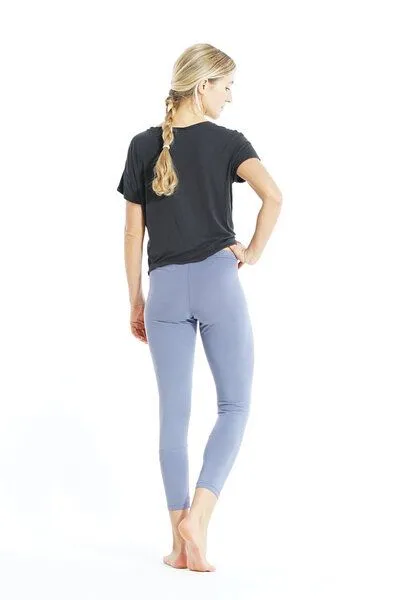 YOIQI YOIQI Yoga Leggings aus Bio-Baumwolle 7/8 Länge, Blue granit(blau), – Produktbild 2 von 2