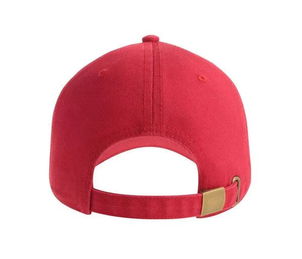 Atlantis Headwear Atlantis Headwear Fraser Cap Bio Baumwolle verstellbar, Rot, – Produktbild 1 von 5