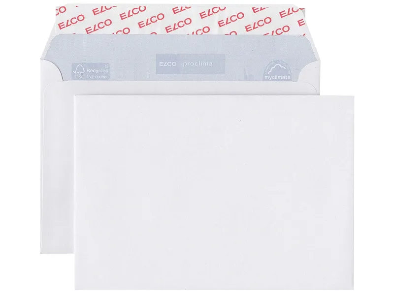 Elco 50 Elco Proclima Briefumschläge DIN C6, mit Haftklebung, ohne Fenster – Produktbild 1 von 1