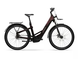 YAKUN R5 LOW E-Bike 600Wh Akku 5-Gang Nexus Nabenschaltung Rahmenhöhe S - Rot/Violett - E-City Bike – Produktbild 1 von 1