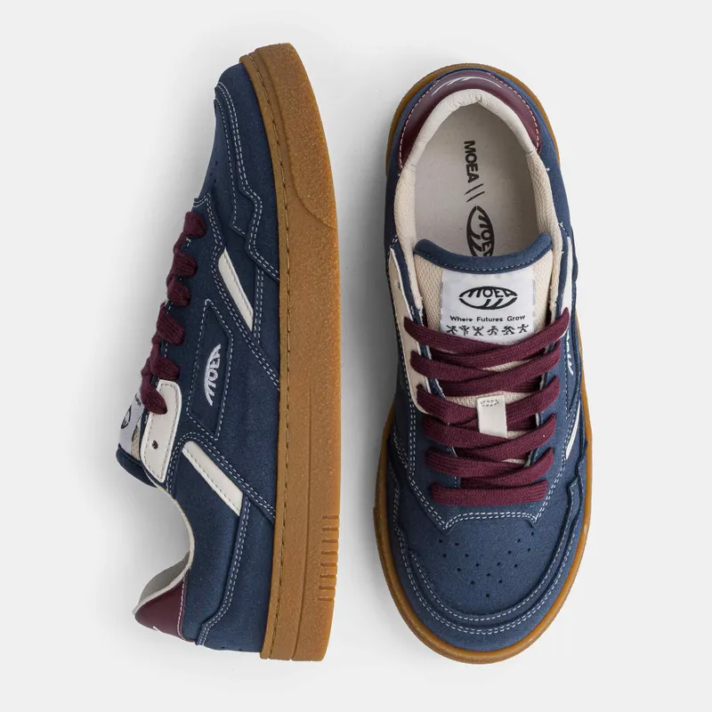 MoEa MoEa Herren vegan Sneaker Origin Low Night Veganes Wildleder & Beige Trauben, Beige, – Produktbild 2 von 2