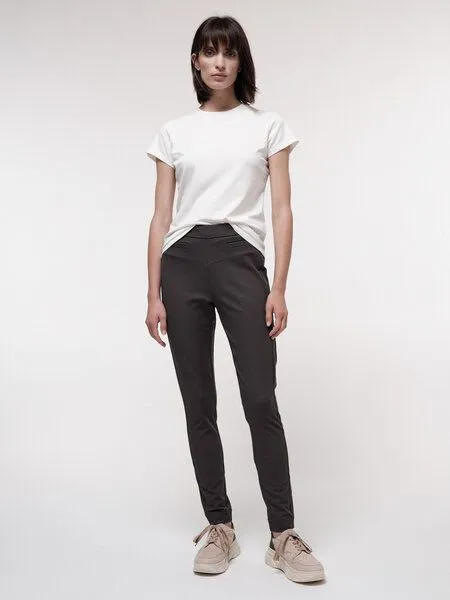LANIUS LANIUS Slim Fit Hose aus Bio-Baumwolle, Anthra, – Produktbild 1 von 4