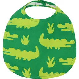 Global Mamas Global Mamas Bio Lätzchen - Krokodile - Grün - Upcycling – Produktbild 1 von 1