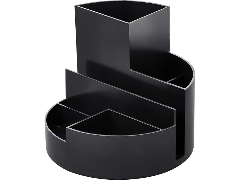 Maul MAUL Rund-Organizer "MAULrundbox" aus Recycling-Kunststoff, schwarz – Produktbild 2 von 3