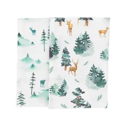 El Puente El Puente Geschirrtücher "Winterzeit" 2er-Set | Fair Trade & Handmade aus Indien – Produktbild 1 von 1