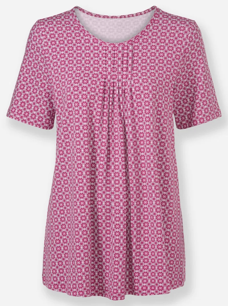 Witt Tunikashirt erika-weiß-bedruckt, Erika-weiß-bedruckt, – Produktbild 1 von 2