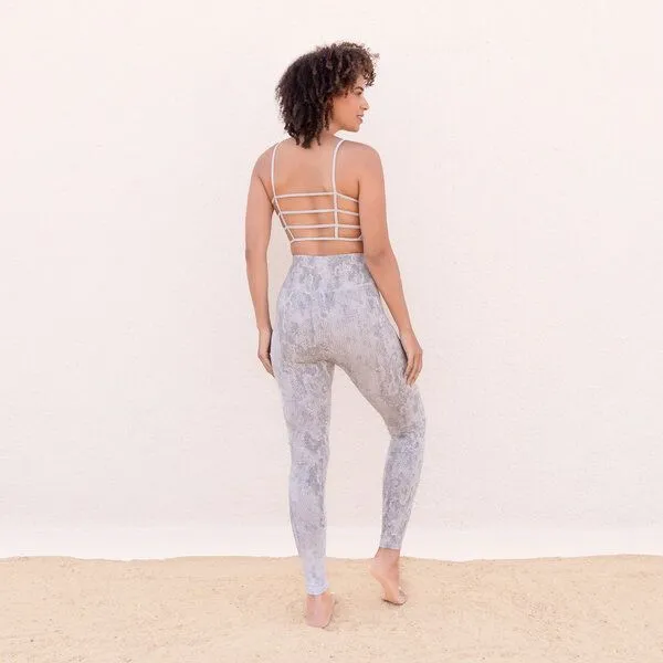 Jaya Jaya LEGGINGS SUMATRA - Hohe Taillen Leggings, Yoga & Freizeit aus Biobaumwolle, Creme/creme, – Produktbild 2 von 3