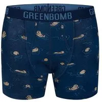 GreenBomb GREENBOMB Playing Otter Trunk - Figurbetonte Trunk aus Bio-Baumwoll Mix / hochwertiger Print / GOTS / Fair & Vegan – Produktbild 1 von 1