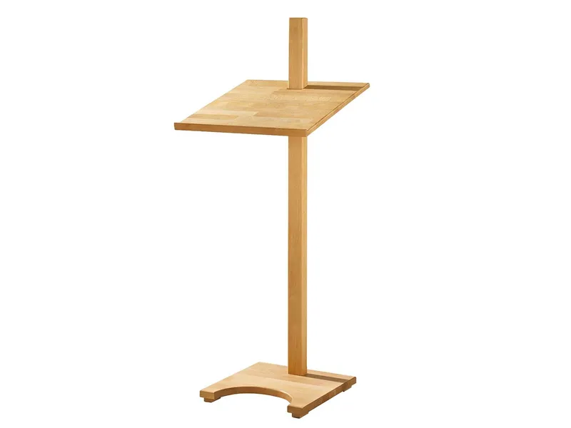 Höhenverstellbares Pult 'sway' aus massiver Buche B 50 x T 50 x 131 cm – Produktbild 1 von 1