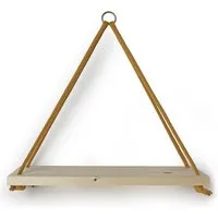 Gary Mash GARY MASH Wandregal Triangle mit Baumwollkordel, Senfgelb (gelb), – Produktbild 1 von 1