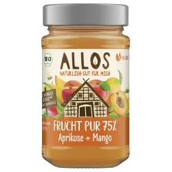 Allos Allos Aprikosen-Mango-Fruchtaufstrich Frucht Pur – Produktbild 1 von 1