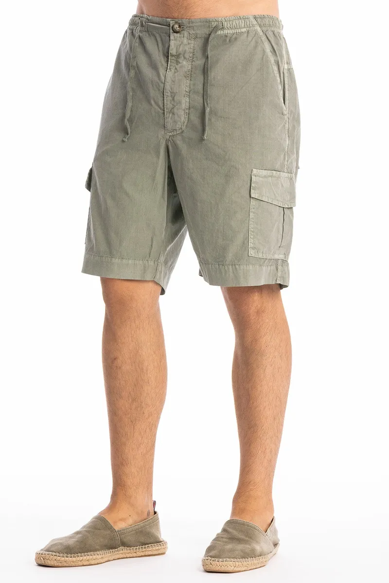 RAVENS VIEW IBIZA RAVENS VIEW IBIZA Herren vegan Shorts Desert Dust Olive, Olivgrün, – Produktbild 1 von 1