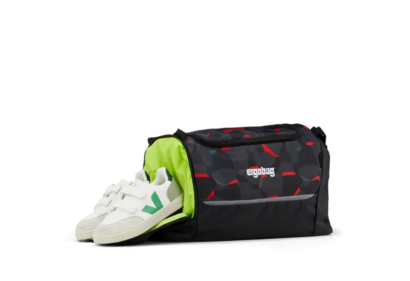 Ergobag Ergobag Schulranzen Sporttasche TaekBärdo, 25/26 (1 Stück), mit Nassfach, Schuhfach, Schultasche, Sportbeutel, Schwarz, – Produktbild 2 von 4