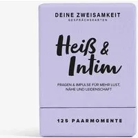 DEINE ZWEISAMKEIT DEINE ZWEISAMKEIT GESPRÄCHSIMPULSE "HEISS & INTIM" | FÜR PAARE – Produktbild 1 von 1