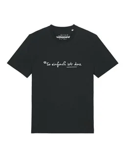 watapparel watapparel T-Shirt Unisex So einfach ist das – Produktbild 1 von 1
