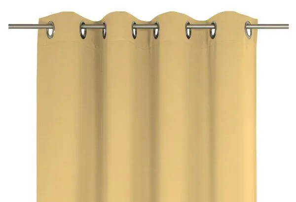 Nature by Adam Nature by Adam Vorhang aus 100% Bio-Baumwolle - Made in Germany - Uni Collection light, Dunkelgelb, – Produktbild 6 von 7