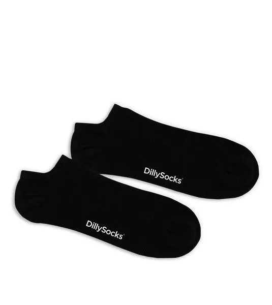 DillySocks DillySocks Sneaker Socken aus Biobaumwoll-Mix, Schwarz, – Produktbild 1 von 2