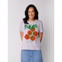watapparel watapparel T-Shirt Frauen Tomato, Lavender, – Produktbild 1 von 1