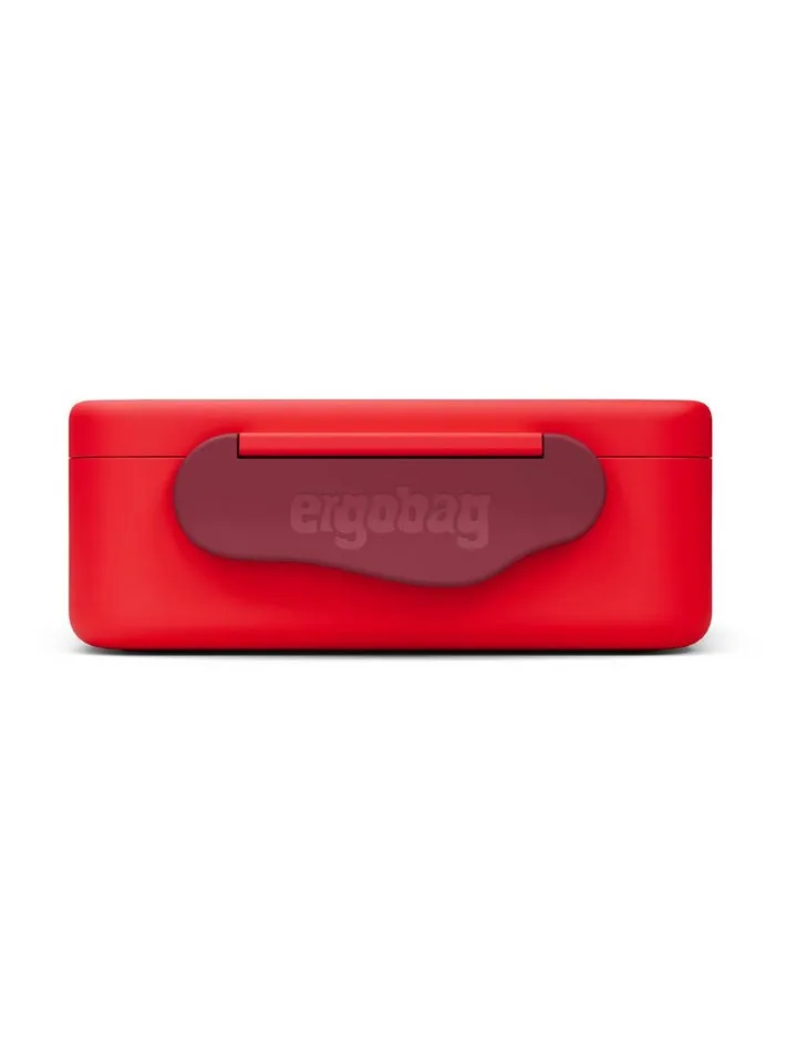 Ergobag Ergobag Lunchbox Brotdose, Kunststoff, (Brotdose, 1-tlg., 1x Brotdose), spülmaschinengeeignet bis 45 Grad, Handwäsche empfohlen, Rot, – Produktbild 2 von 4