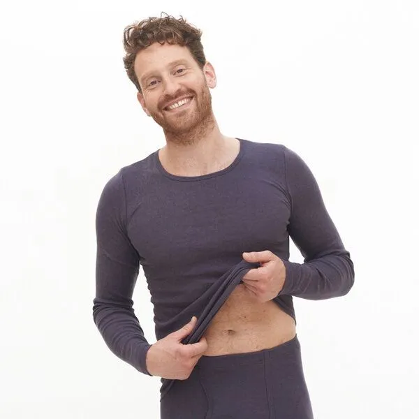 Living Crafts Living Crafts Langarm-Shirt - JOHAN, Navy graphite, – Produktbild 1 von 3