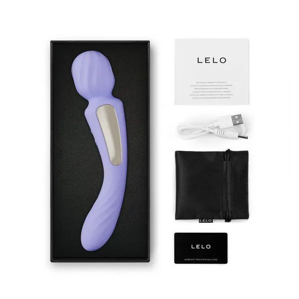 LELO LELO SWITCH Doppelseitiger Stabvibrator für Frauen mit Bluetooth-App und 12 Lustmodi, Lila, – Produktbild 2 von 4
