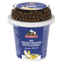 Berchtesgadener Land Berchtesgadener Land Frucht- & Knusper-Joghurt mit Banane & Schokobällchen – Produktbild 1 von 1
