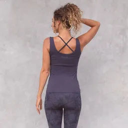Jaya Jaya GAYATRI - Damen - Top für Yoga, Dance und Everyday mit Cache-Coeur vorne aus GOTS-zertifizierter Biobaumwolle – Produktbild 1 von 1