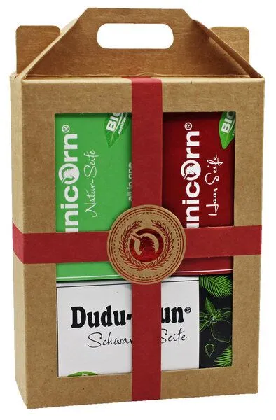 Unicorn Unicorn Geschenk-Set "Seifen Trio", Rot, – Produktbild 2 von 4